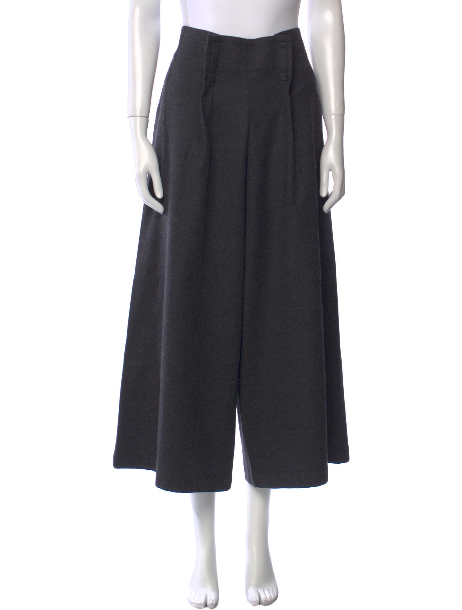 Issey Miyake Wool Wide Leg Pants